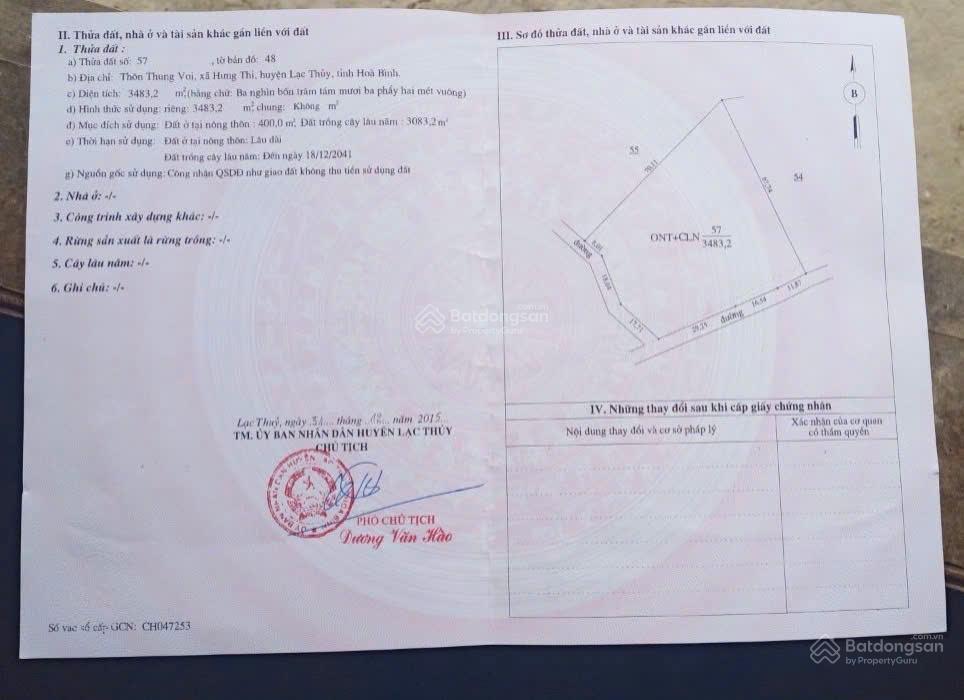 Bán gấp lô đất thổ cư nghỉ dưỡng giá rẻ