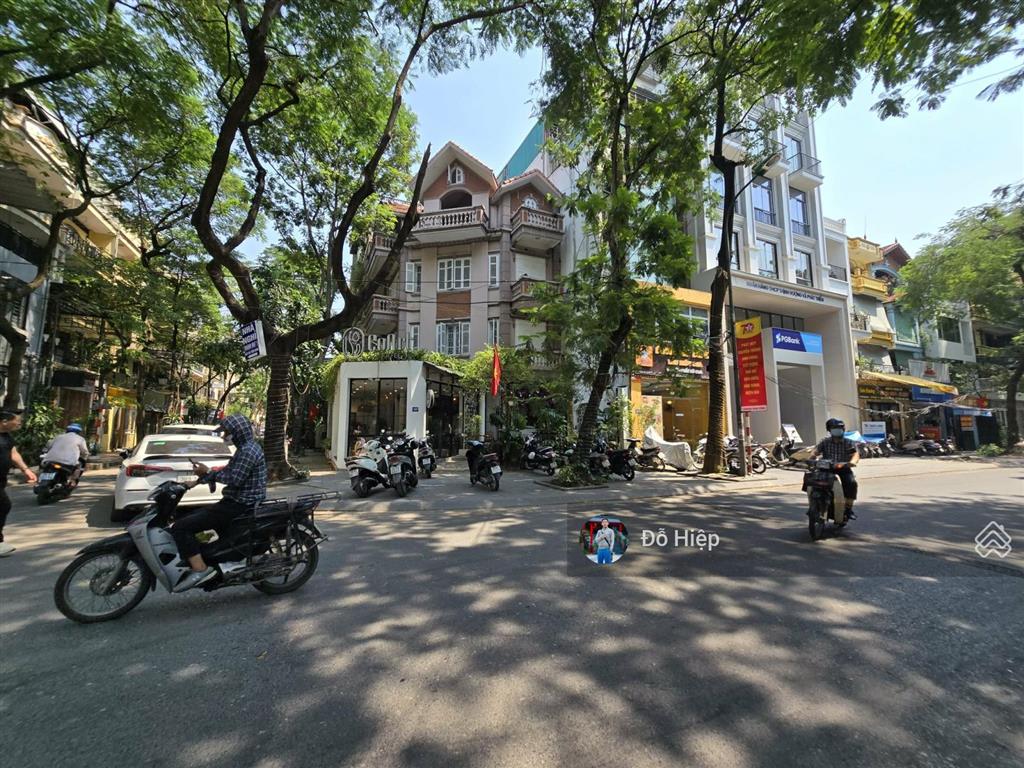 Bán nhà mặt phố trần nguyên đán 100m2  lô góc  vỉa hè rộng  kinh doanh đỉnh