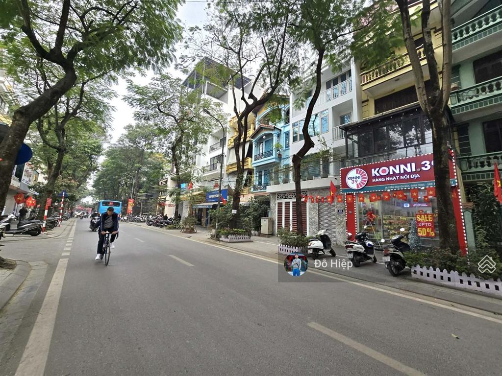 Bán nhà mặt phố trần nguyên đán 100m2  lô góc  vỉa hè rộng  kinh doanh đỉnh