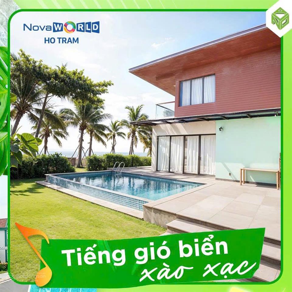 Biệt thự biển novaworld hồ tràm trực diện biển, giá hợp lý cđt 2019 cạnh hồ bơi đẹp hồ tràm