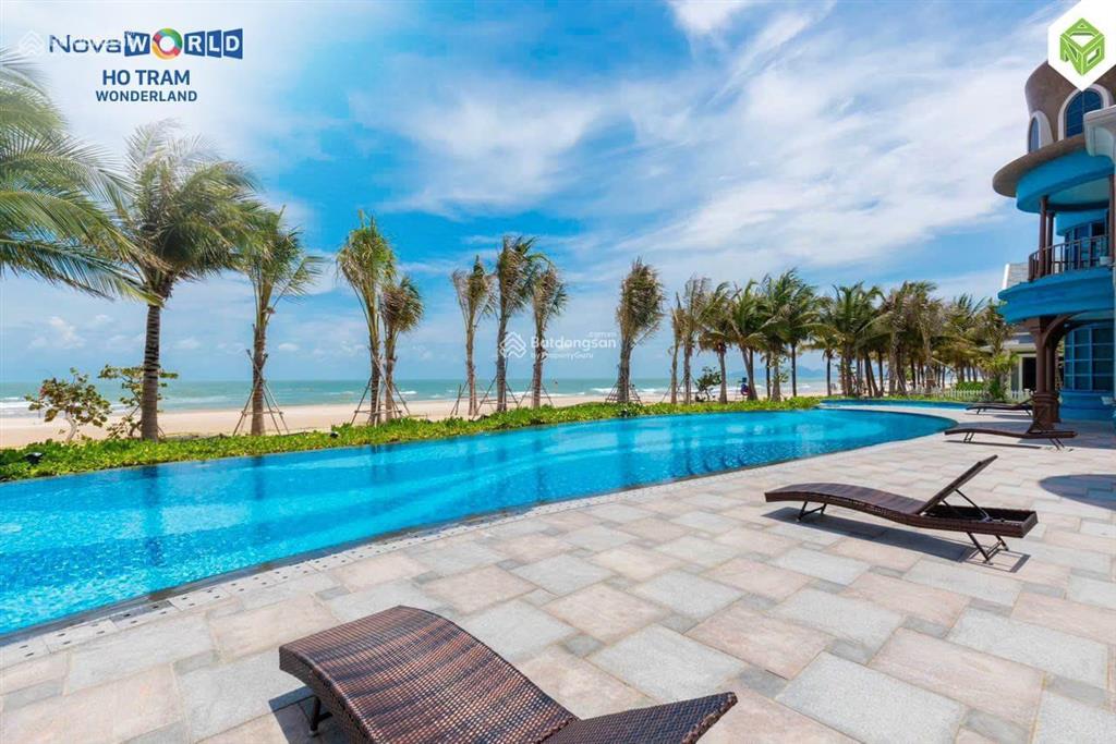 Biệt thự biển novaworld hồ tràm trực diện biển, giá hợp lý cđt 2019 cạnh hồ bơi đẹp hồ tràm