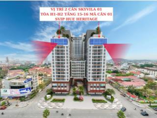 Hot! chỉ 1 căn sky villa tại hue heritage sở hữu là nắm giữ đẳng cấp khác biệt