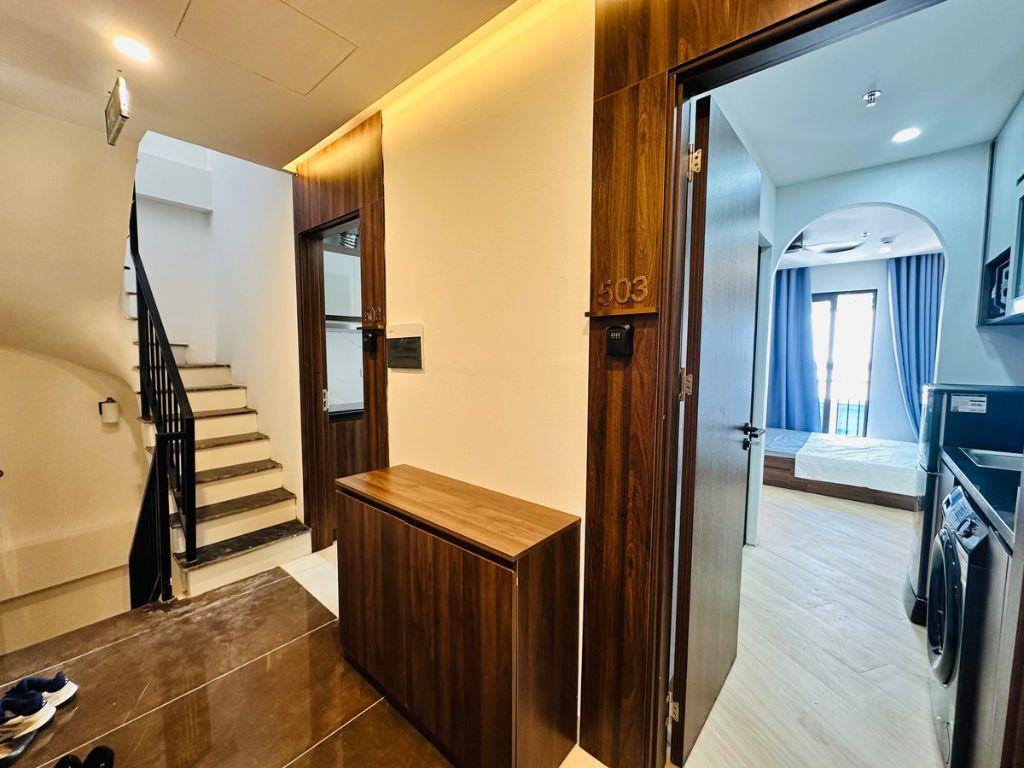 Nhà phố Tạ Quang Bửu 75m2, 7T, MT5.8m tòa căn hộ đẹp long lanh dòng tiền 110tr/tháng 