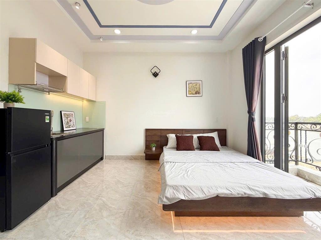 Khai trương căn hộ 38m2 ban công full nội thất ngay nguyễn văn đậu gần phan xích long giáp quận 1,3