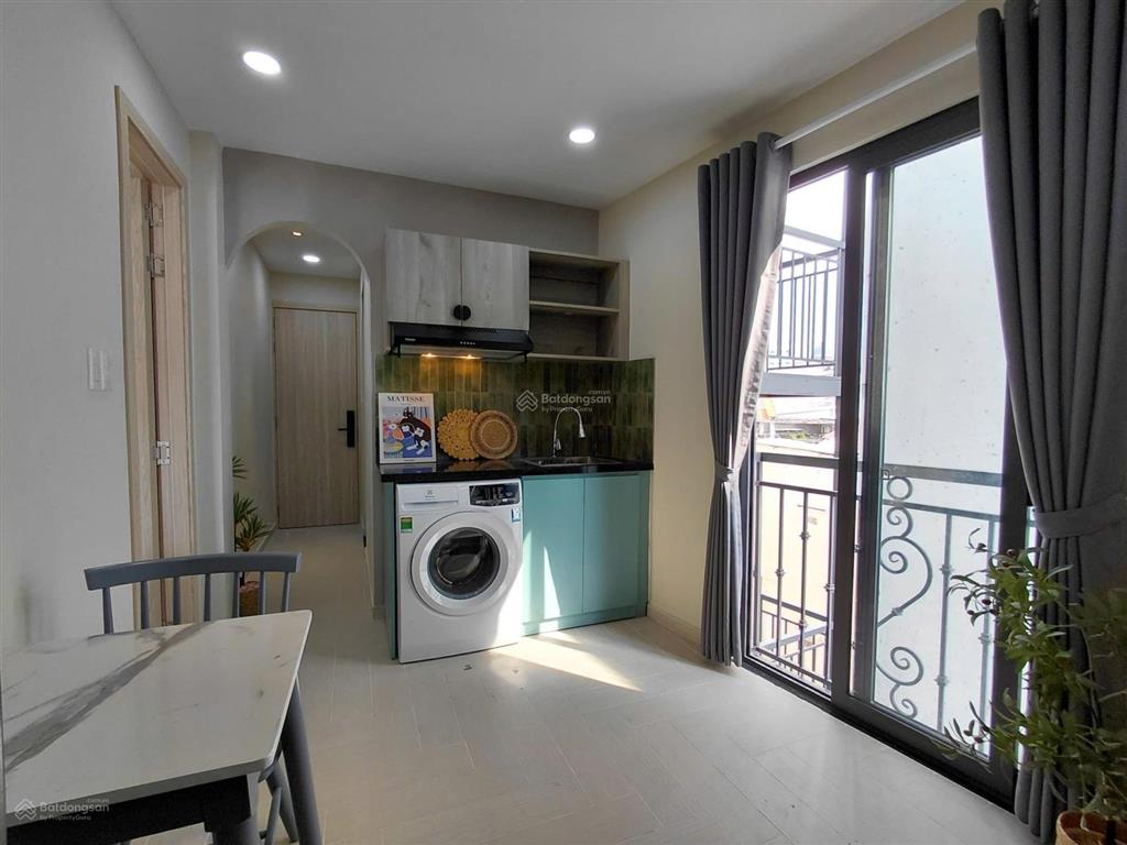 Tưng bừng khai trương căn hộ 1pn ban công mới 100% ngay nơ trang long gần phan đăng lưu giáp q1,3