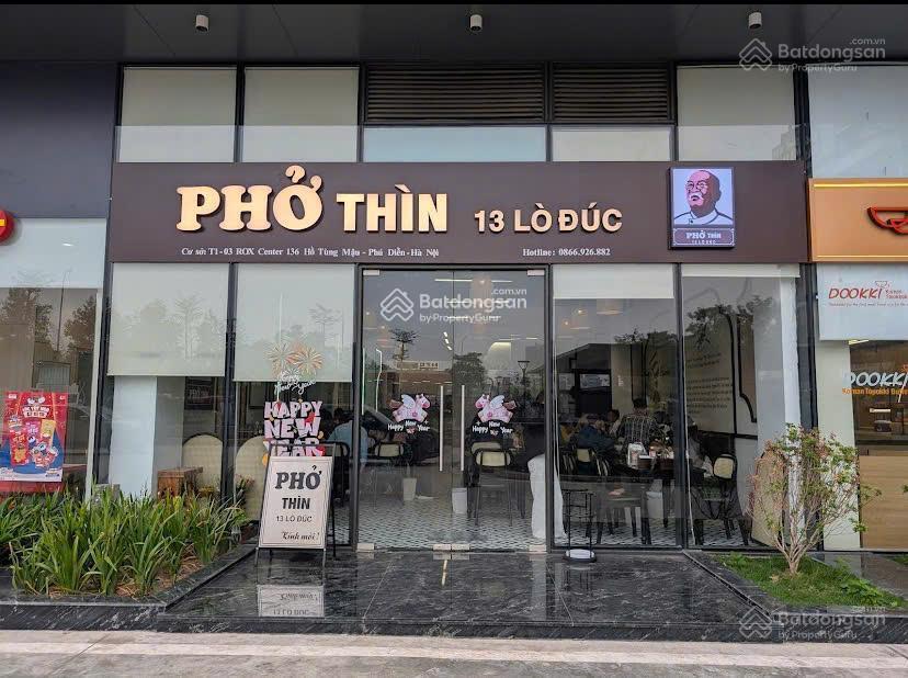 Bán shop chân đế tòa rox 136 hồ tùng mậu 112m2, thu về 115tr/tháng, sẵn hợp đồng thuê lâu dài