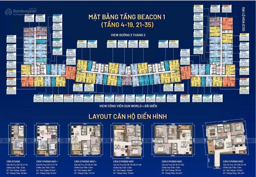 Căn hộ beacon  sun group vũng tàu , sở hữu lâu dài giá bán chỉ 3 tỷ, thanh toán dài hạn