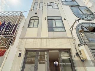 Hẻm xe hơi  bán nhà có thang máy đường nguyễn xi  3 tầng btct  khu dân trí cao