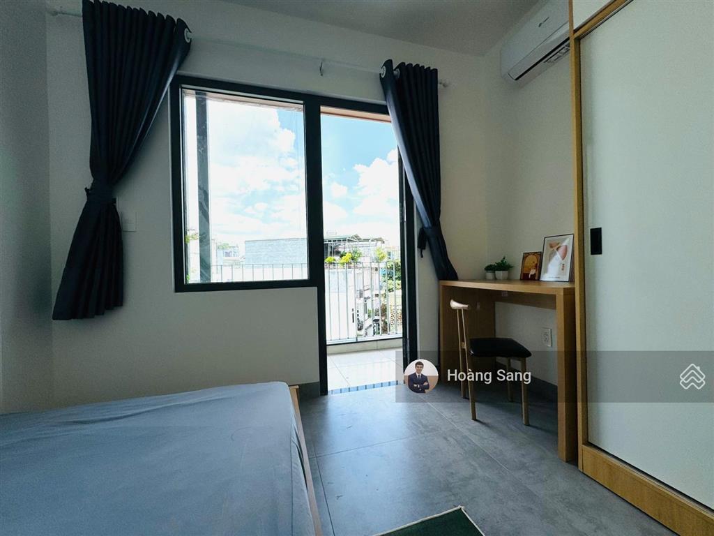 Studio ban công tách bếp thang máy, điện biên phủ sát đh hutech  full nội thất  an ninhphòng mới