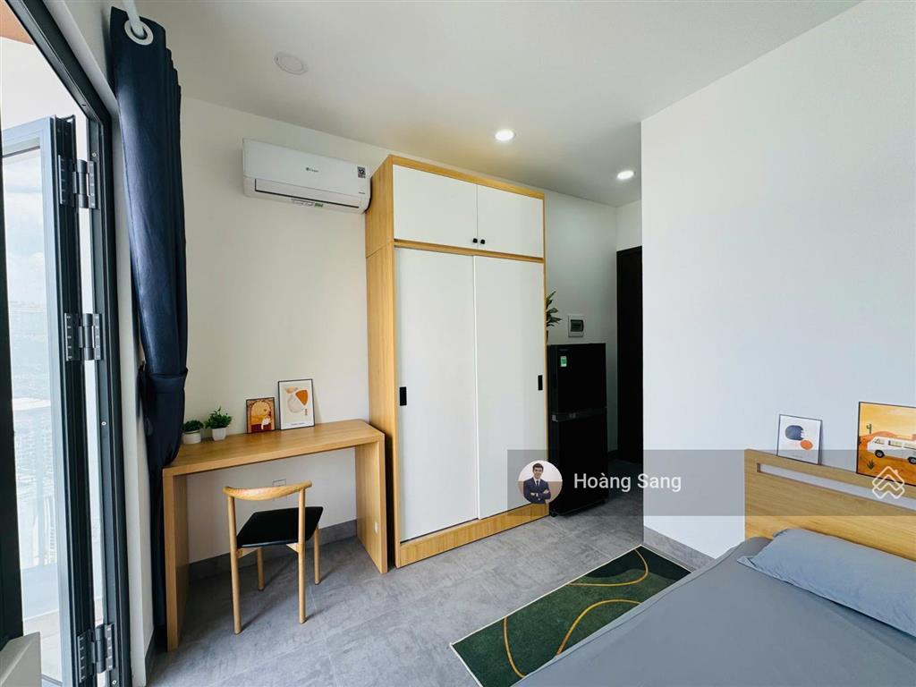 Studio ban công tách bếp thang máy, điện biên phủ sát đh hutech  full nội thất  an ninhphòng mới