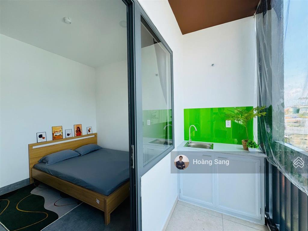 Studio ban công tách bếp thang máy, điện biên phủ sát đh hutech  full nội thất  an ninhphòng mới