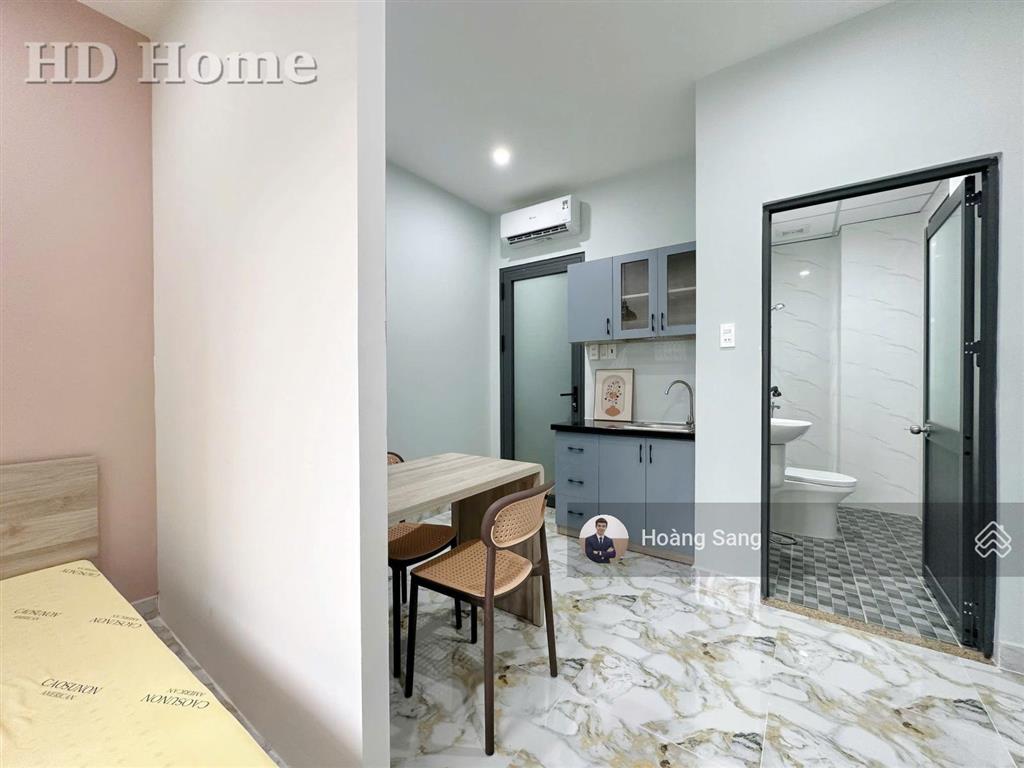Studio 1 pn tách bếp sát đh hồng bàng  uef điện biên phủ  ngay cầu điện biên phủ giáp q1 giá rẻ