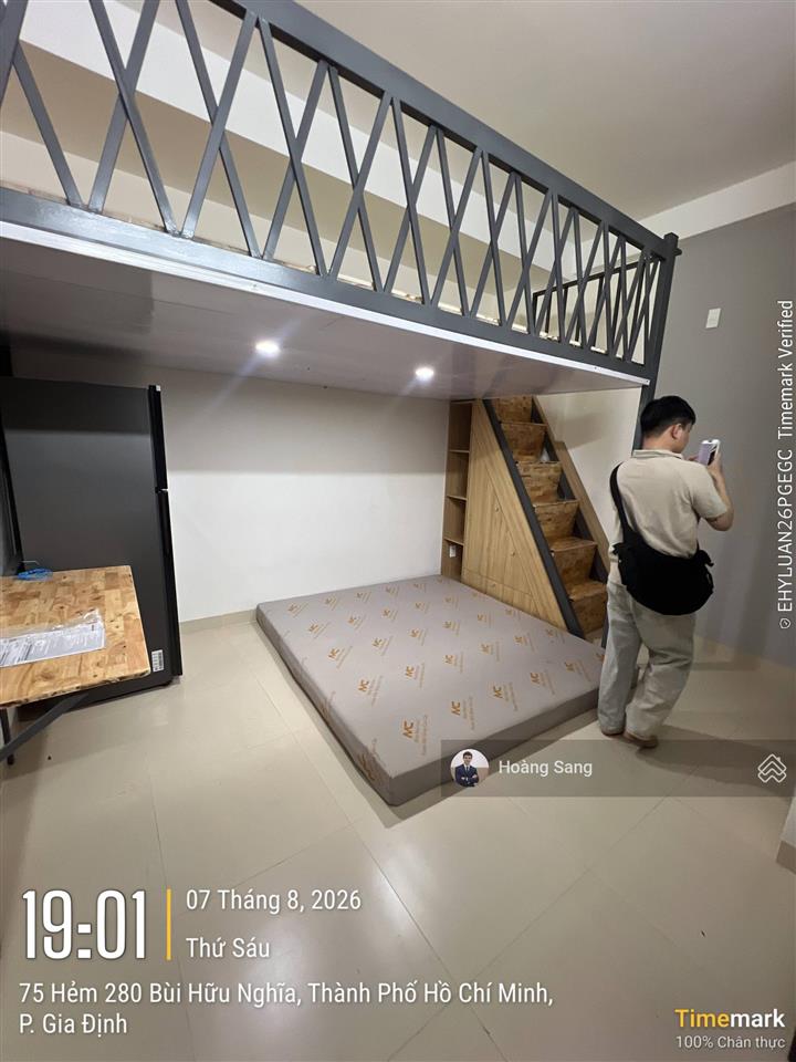 Duplex bùi hữu nghĩa bình thạnh  phòng rộng phù hợp 2  4 người  gần hiu  uef  hutech  uth