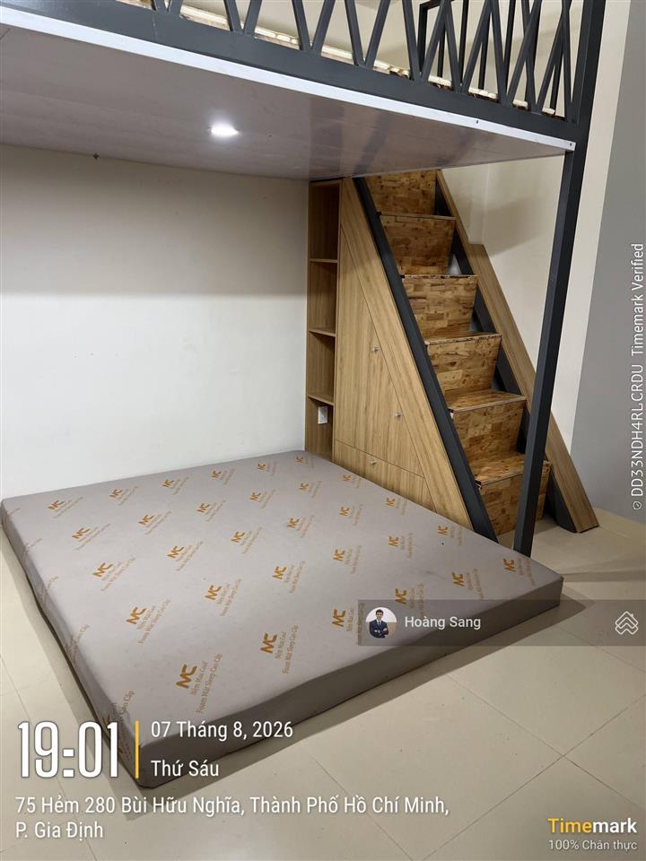 Duplex bùi hữu nghĩa bình thạnh  phòng rộng phù hợp 2  4 người  gần hiu  uef  hutech  uth