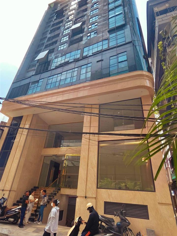 Với 59.5 tỷ có ngay siêu phẩm toà vp 9 tầng có hầm dt 88m2x9tx5.7m mặt tiền view hồ phương mai