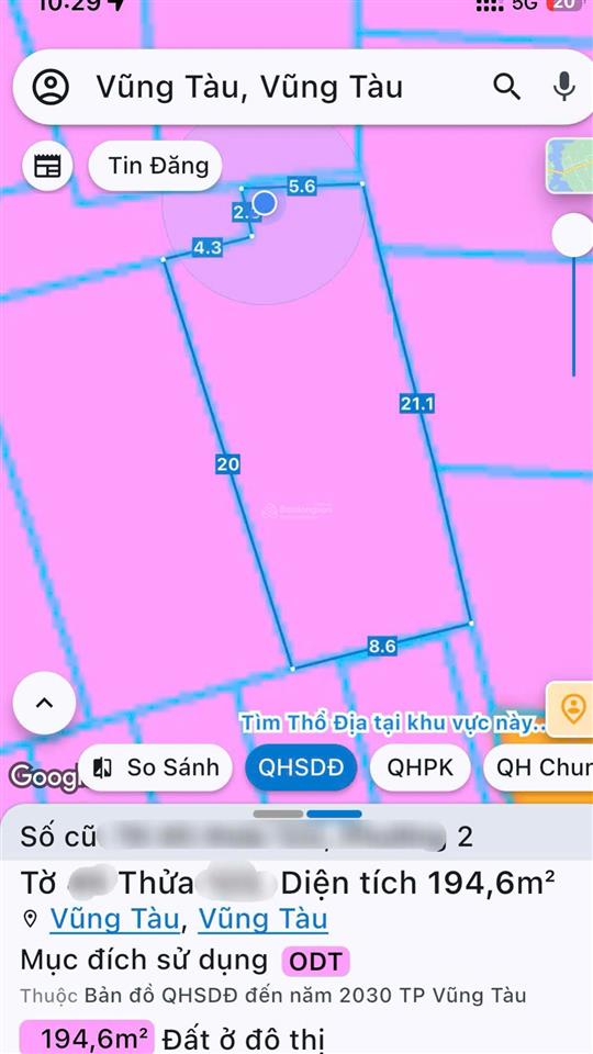 Hot bán nhà phan chu trinh, tp vũng tàu, 10x19m 195m2 nhà cũ giá chỉ 15,48 tỷ