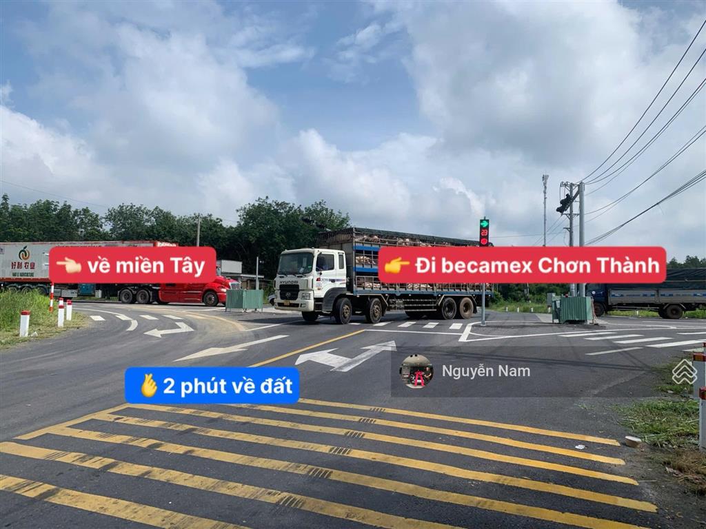 Bán lô đất liền kề 1 sẹc tạo lực, gần kcn bàu bàng