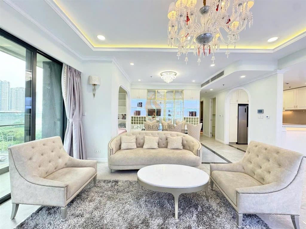 Chuyên cho thuê the river full giỏ hàng giá chuẩn  welcome môi giới hợp tác 3pn full nội thất 65tr