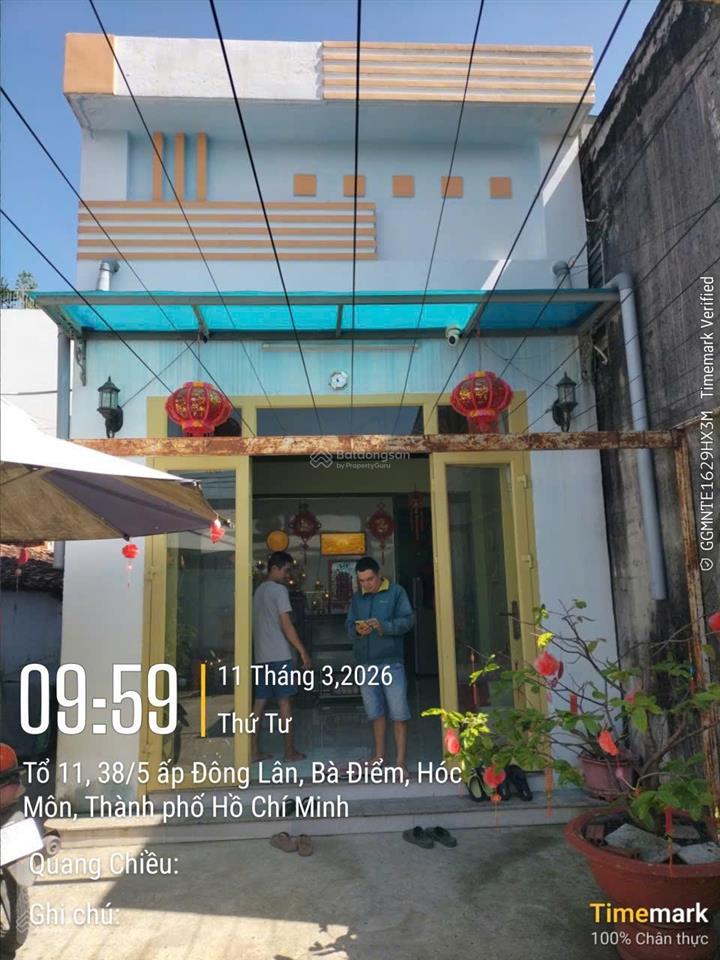 Bán nhà đ nguyễn thị huê, bến xe an sương bà điểm hóc môn dt 107m2, giá 4 tỷ 990