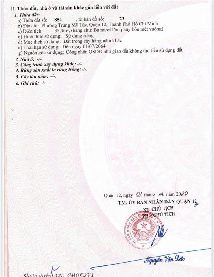 Bán nhà phố 119/45 trung mỹ tây 13, 4,490 tỷ, 45m2, giá tốt, view đẹp