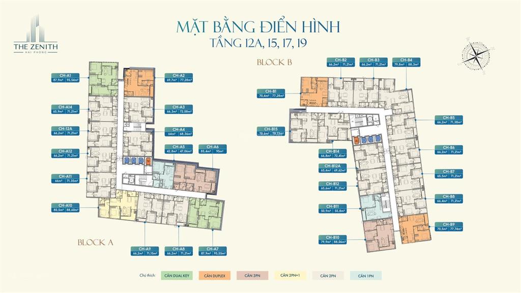 Chỉ hơn 37tr/m2 sở hữu căn hộ the zenith hải phòng, dòng tiền cho thuê 10  15tr/tháng