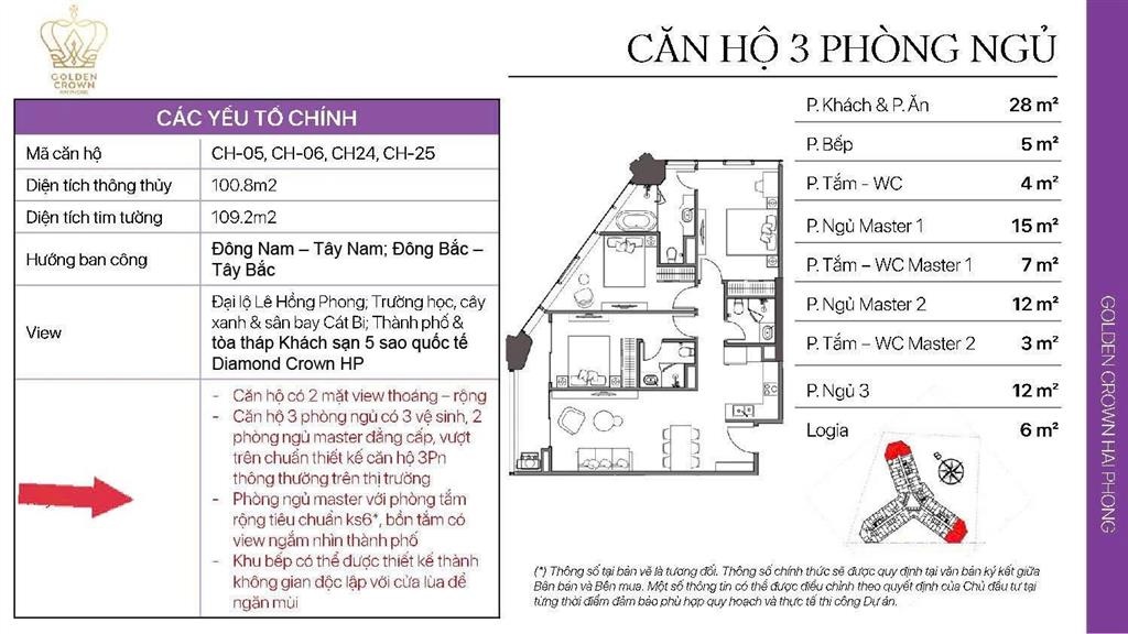 Cơ hội vàng có 1  0  2 tại golden crown hải phòng