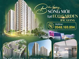 Sở hữu ngay căn hộ eco garden bắc giang, chiết khấu 29%, vị trí vàng đối diện aeon mall