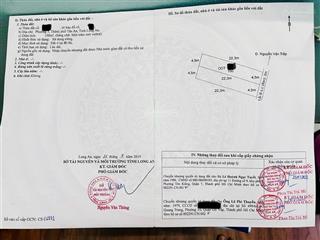 Đất thổ cư 100m² tại nguyễn văn tiếp, p. 5, tân an, long an, giá chỉ 850 tr