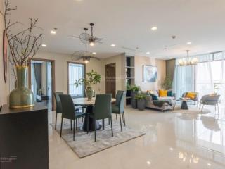 Bán căn hộ 4 phòng ngủ landmark vinhomes central park 142m2 nội thất cao cấp, view sông, giá 18 tỷ