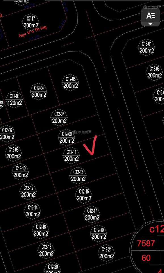 Bán gấp đất tđc đại học quốc gia hòa lạc 200m²  mặt tiền 8m  sổ đỏ sẵn giao dịch ngay