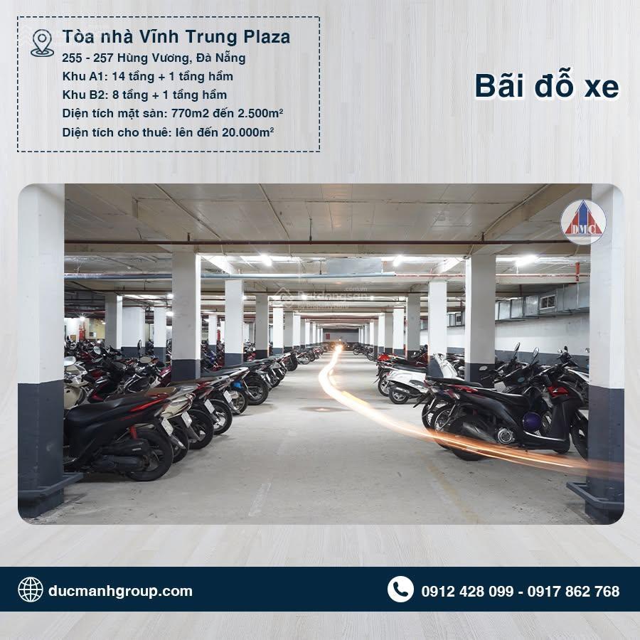 Cho thuê văn phòng 725 m2 tại tầng 11  tòa nhà vĩnh trung plaza