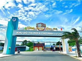 Chủ ngộp bank cần ra gấp đất nền mặt tiền giáp chợ, chỉ cần 400 tr mua được,có hỗ trợ ba bên.