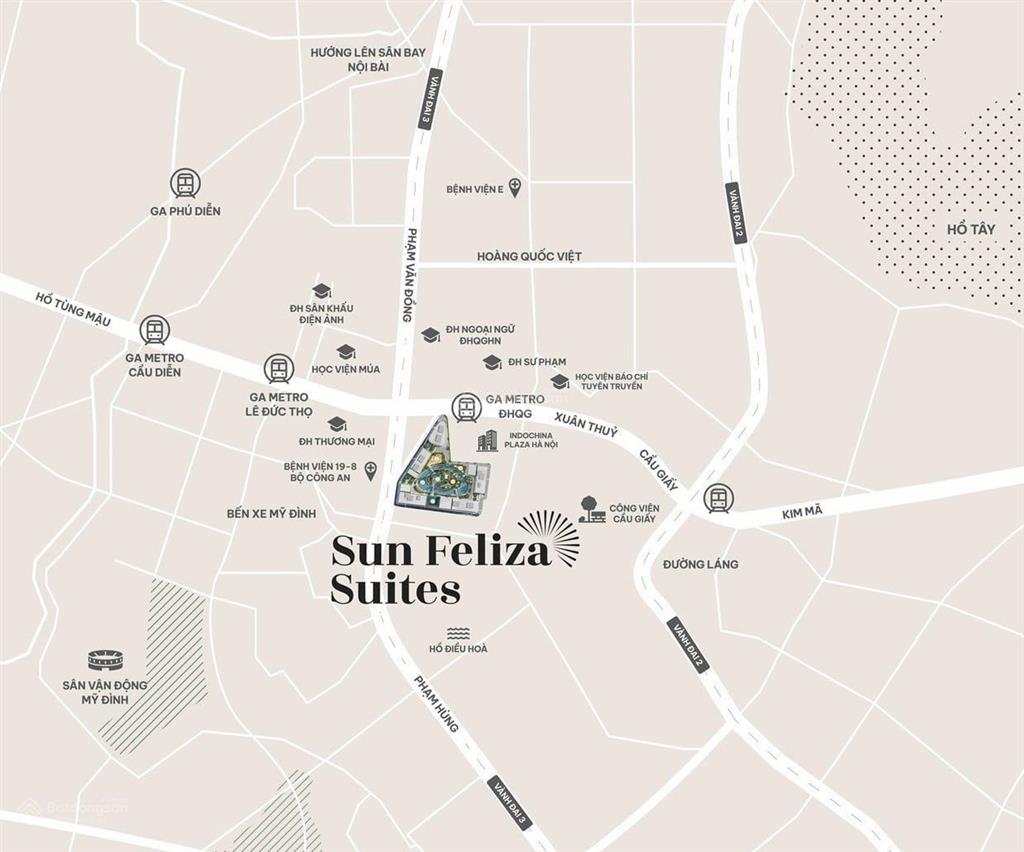Sẵn căn 2 ngủ giá tốt tại sun cầu giấy
