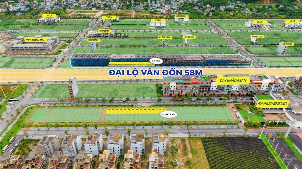 Bán liền kề khu đô thị phương đông vân đồn