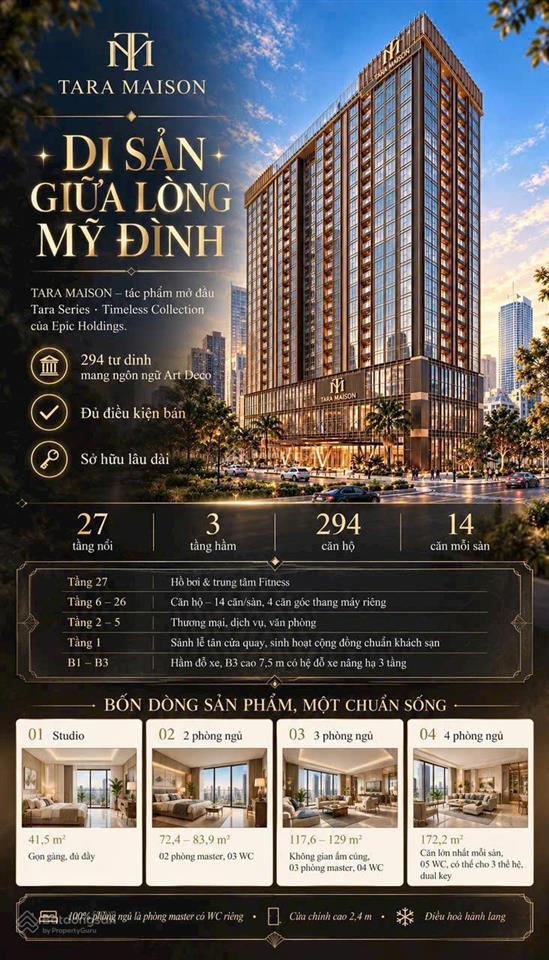 Dự án căn hộ cao cấp đối diện sân vận động mỹ đình