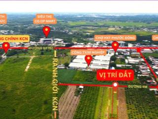 Đất xây trọ, đầu tư cặp hông kcn phước đông chỉ 699 triệu