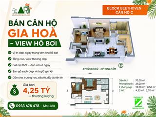 Bán căn hộ gia hoà đầy đủ nội thất
