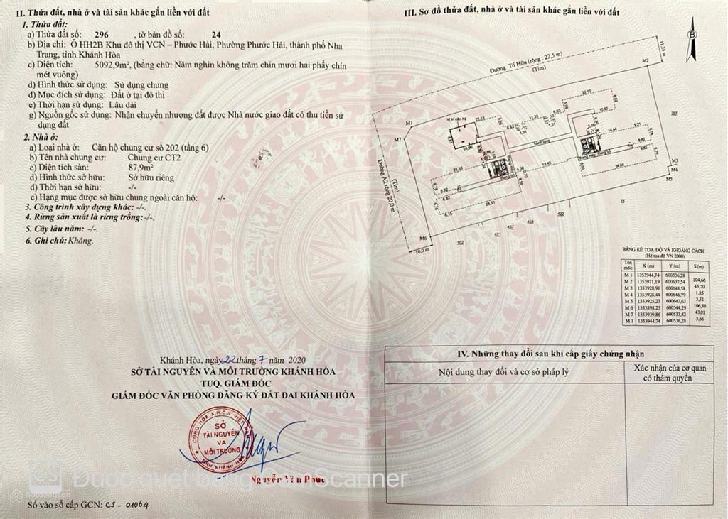 Bán góc vị trí đẹp nhất ct2 vcn phước hải tttp nha trang, đầy đủ full nội thất