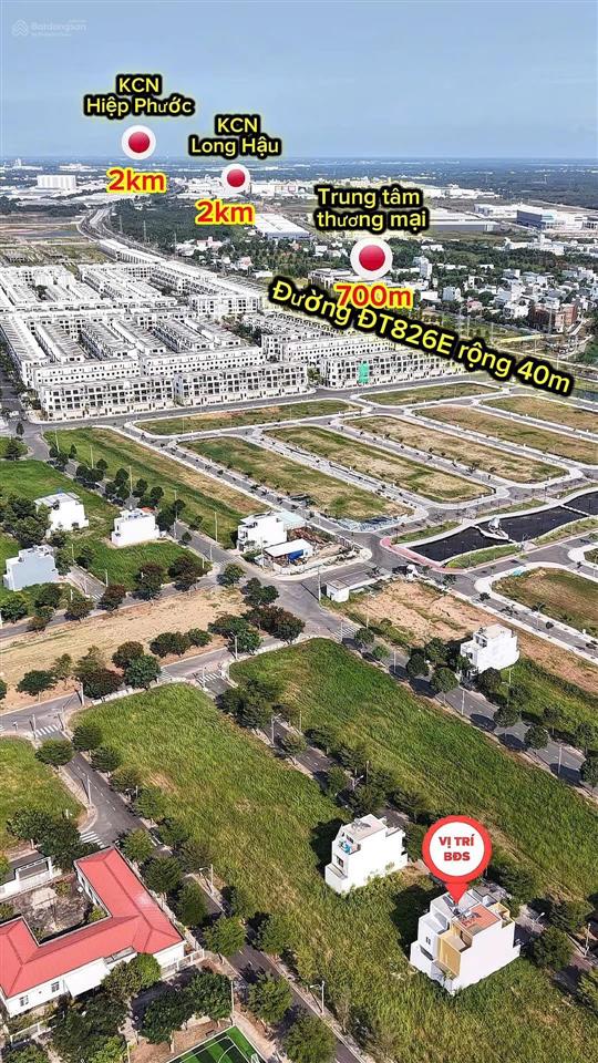 Nhà mới xây sổ hồng riêng đg lê văn lương nối dài qua long hậu cách nhà bè 500m