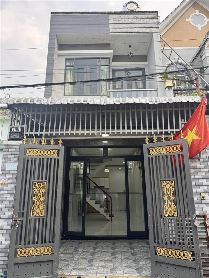 Bán nhà sổ hồng riêng hỗ trợ vay ngân hàng mặt tiền hẻm 4m