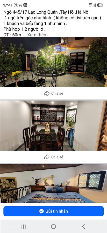 Cho thuê căn hộ 1 phòng ngủ. giá 8.500.000đ, ngõ 445/17 lạc long quân, tây hồ, hà nội