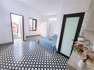 Cho thuê phòng studio 30m2 nhà mới ngõ 180 phú thượng full nội thất, an toàn pccc, giá 4.3 tr