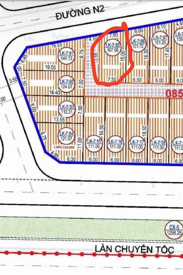Bán đất tại xã yên cường, ý yên, nam định, giá siêu hời chỉ với 2,65 tỷ, 107m2