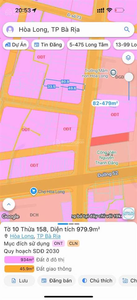 Bán đất mặt tiền 11m, hương lộ 2, 8,25 tỷ, 428m2, chính chủ, giá siêu hời