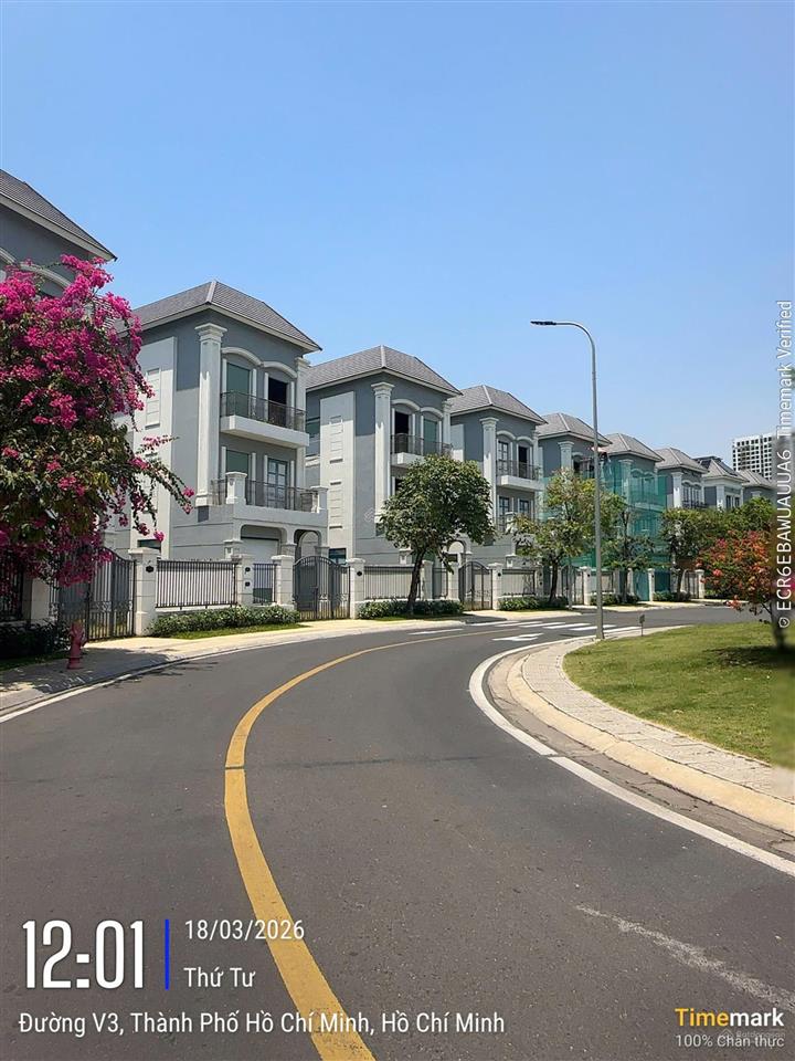 Biệt thự đơn lập 360m2 view sông công viên sau nhà giá 42 tỷ tốt nhất tại vinhome grand park quận 9