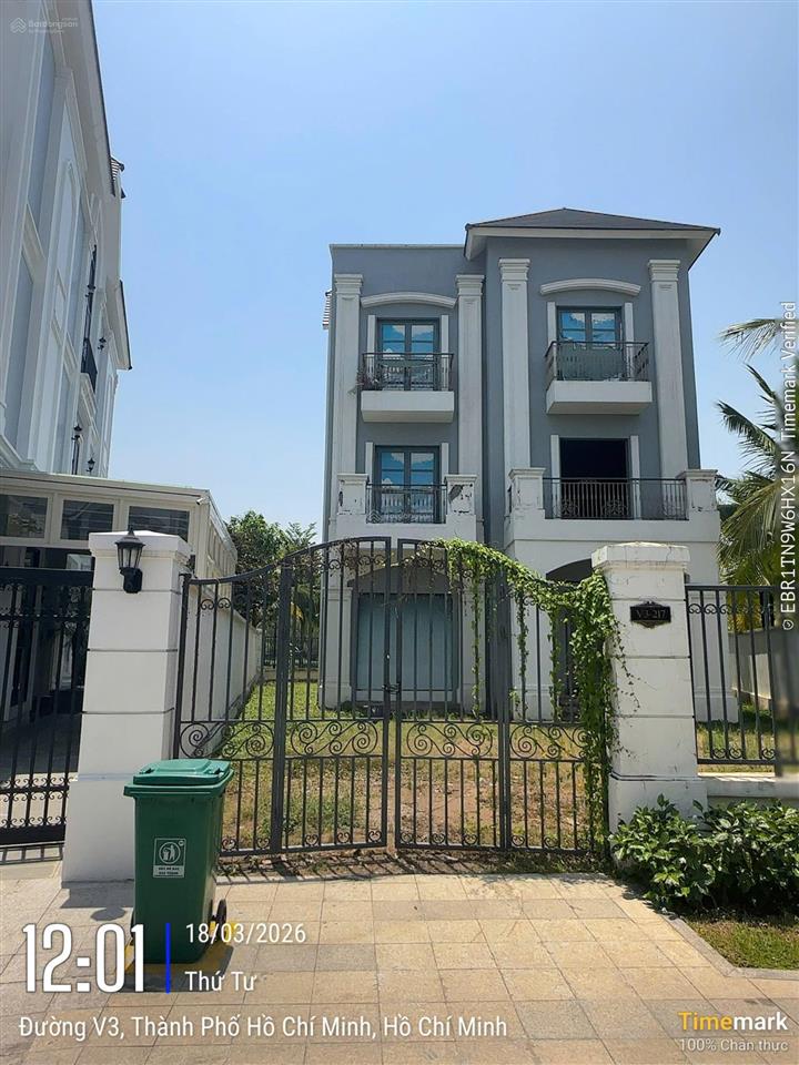 Biệt thự đơn lập 360m2 view sông công viên sau nhà giá 42 tỷ tốt nhất tại vinhome grand park quận 9