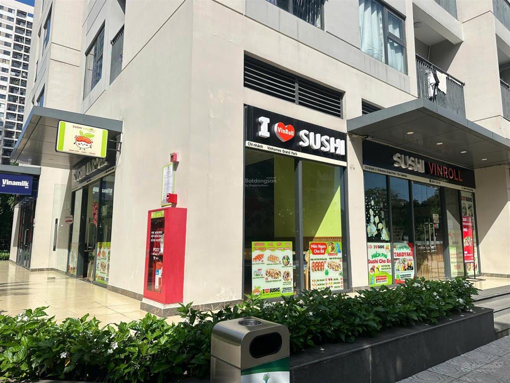 Bán nhanh cắt lỗ hơn 1 tỷ shop căn góc mặt sảnh hơn 70m2 giá 15.5 tỷ btp tại vinhome grand park q9