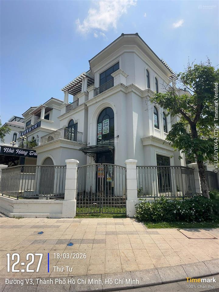 Siêu phẩm giá sốc biệt thự 275m2 căn góc đối diện vinwonders giá chạm đáy 77.99tỷ total tại vhgp q9