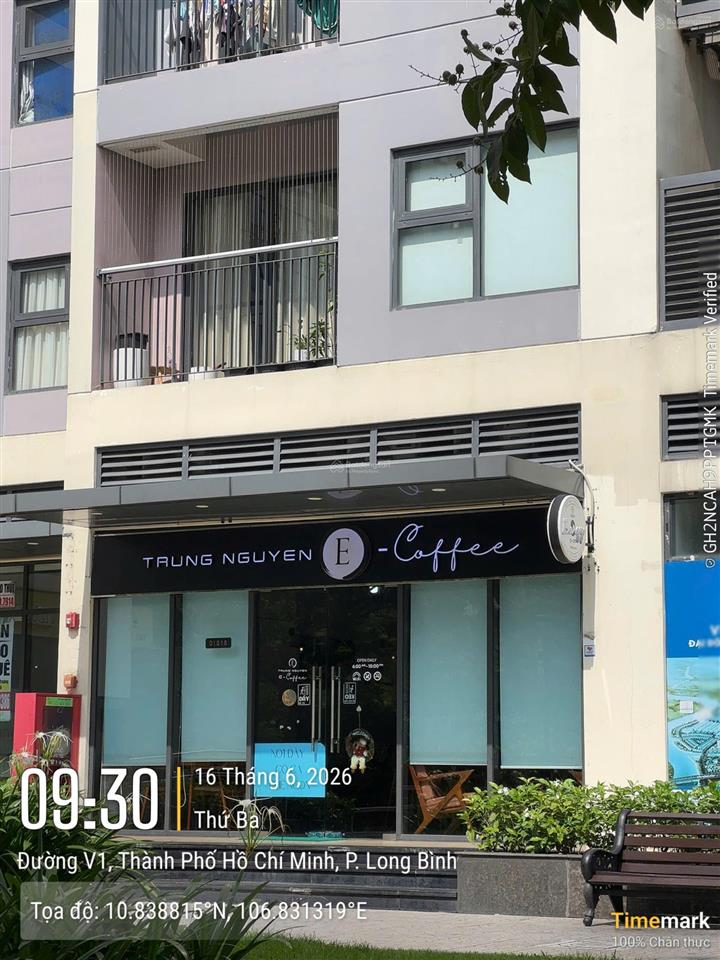 Chủ gửi bán nhanh căn shop mặt sảnh vị trí đẹp giá bán 15,5 tỷ total có hđt của cf trung nguyên