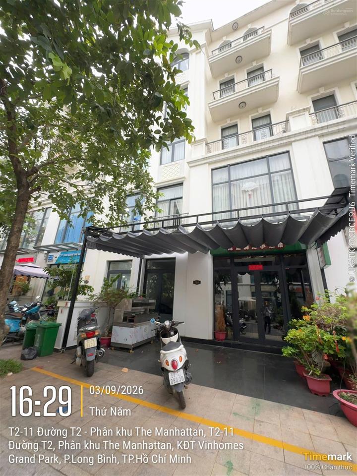 Hiếm có có 1 không 2 nhà phố 126m2 khu manhattan hoàn thiện bán nhanh 22,2 tỷ total vị trí đẹp